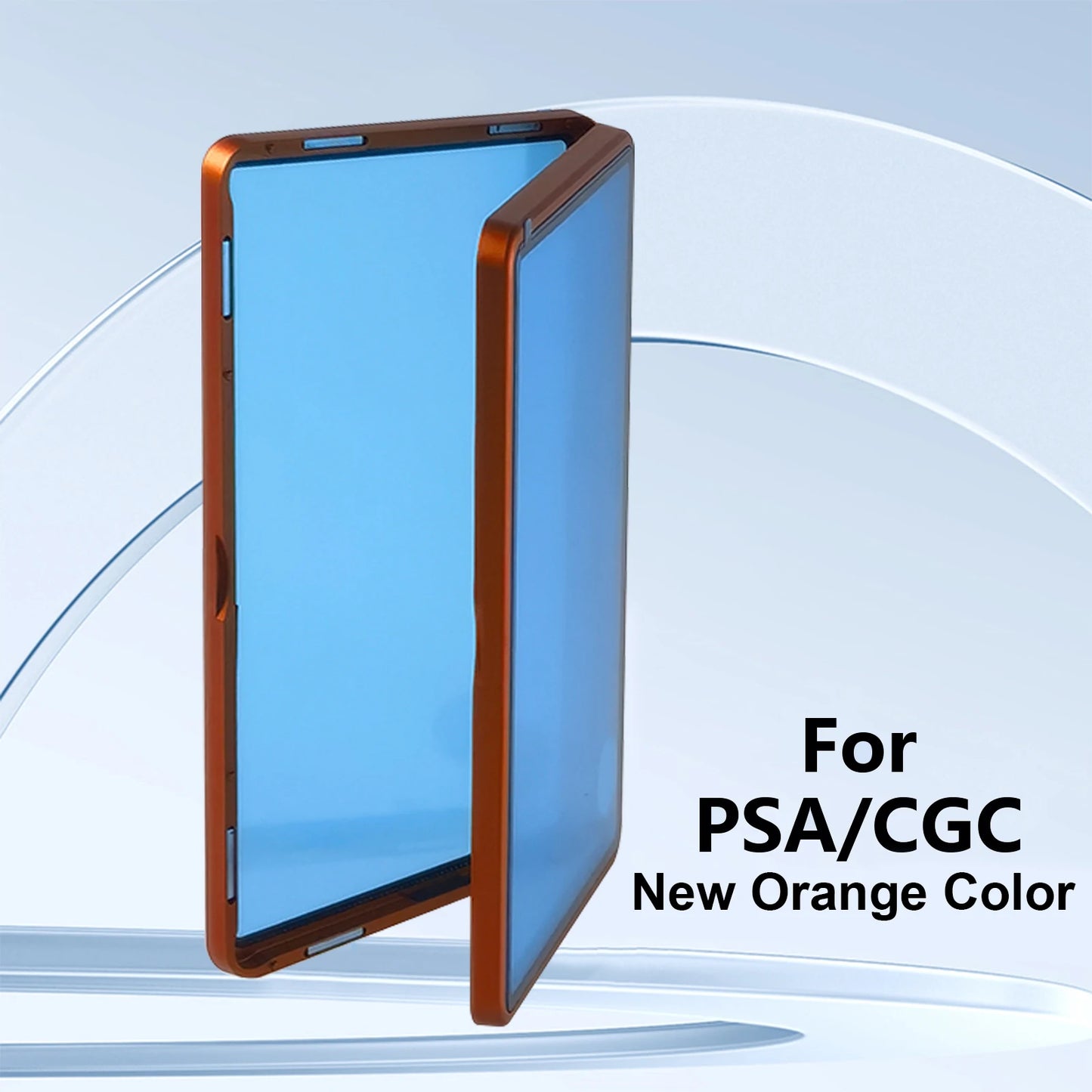 Aluminum Alloy Graded Card Case – PSA/CGC Slab Protector with UV & Scratch Resistant Magnetic Display Box