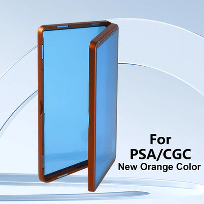 Aluminum Alloy Graded Card Case – PSA/CGC Slab Protector with UV & Scratch Resistant Magnetic Display Box