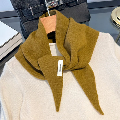 100% Wool Winter Scarf for Women Long Warm Cashmere Feel Shawl Wrap Solid Pashmina Hijab Head Scarf