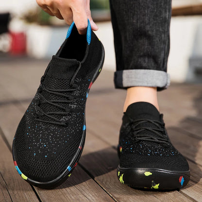 Chaussures de marche larges pour hommes – Baskets décontractées extra larges, chaussures confortables, légères et souples pour pieds larges