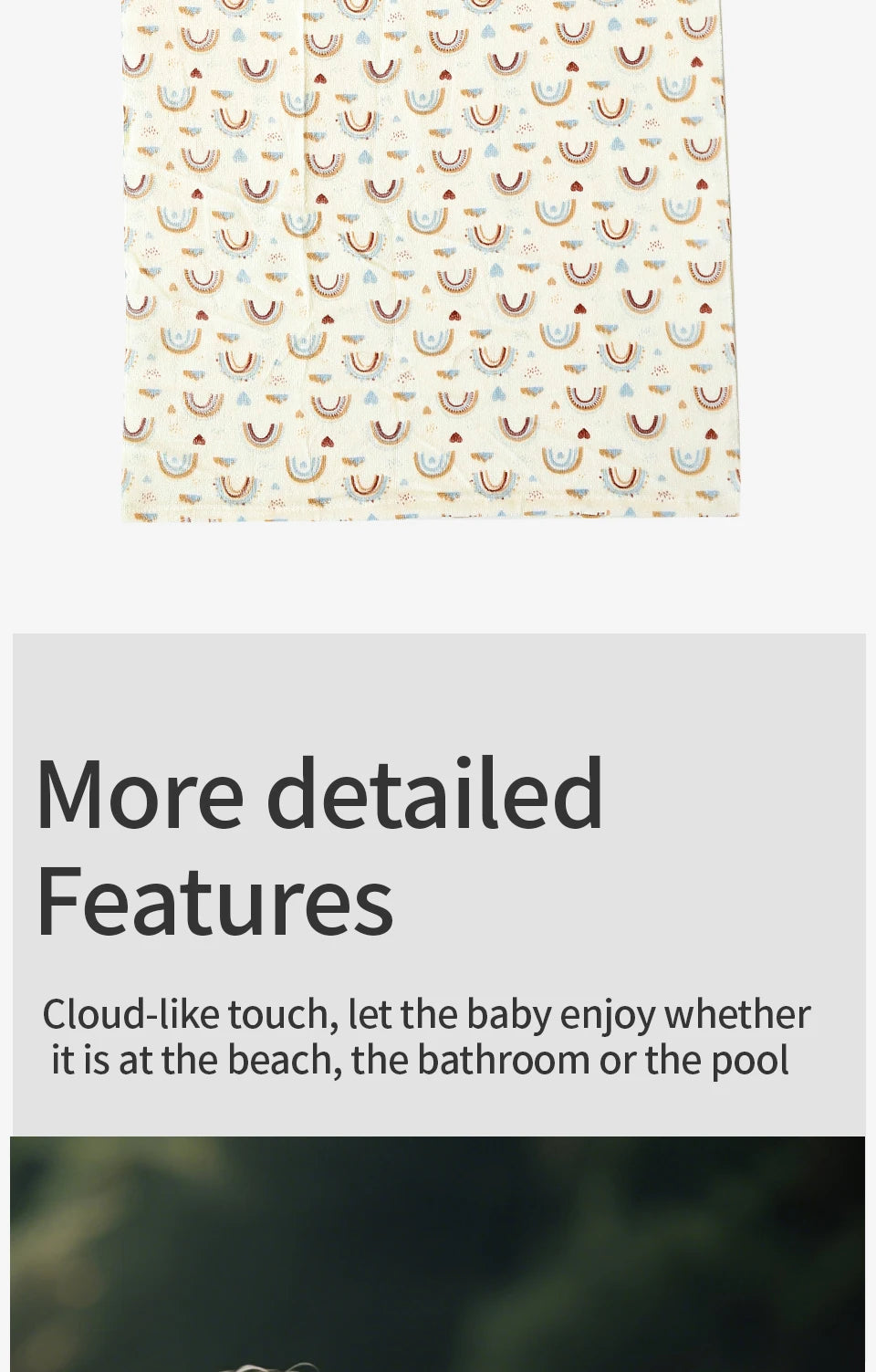Happyflute Baby Hooded Towel – Ultra Soft Microfiber Quick Dry Bath Towel for Infants, Toddlers & Kids