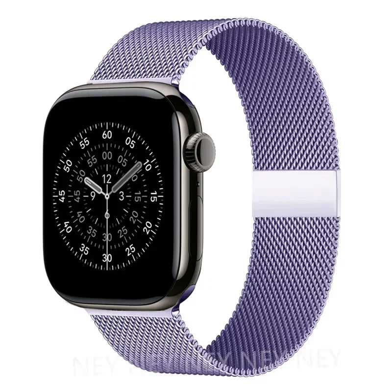 Milanese Loop Metal Band for Apple Watch – Compatible with Series 11, 10, 9, 8, 7, 6, 5, 4, SE & Ultra 2/3, 40–49mm
