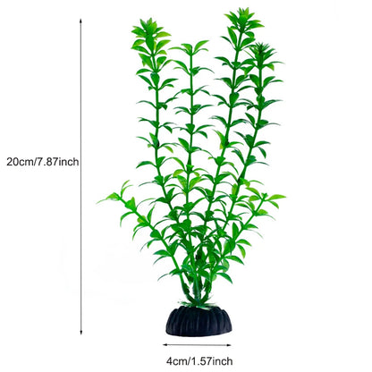 Artificial Aquarium Plants – Plastic Aquatic Underwater Plants for Fish Tank Decoration, Aquascaping & Aquarium Accessories