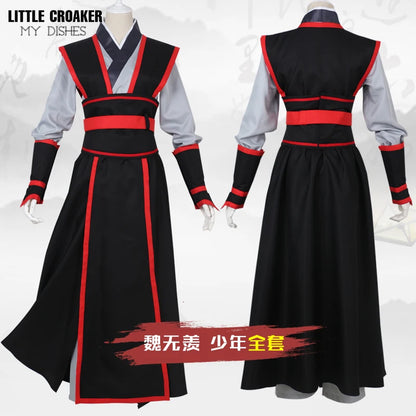 Wei Wuxian Inspired Cosplay Costume – Grandmaster of Demonic Cultivation Anime Roleplay Outfit for Men