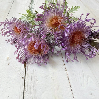 Flores artificiales de crisantemo araña – Decoración floral de crisantemo sintético realista para el hogar, habitaciones, bodas, Navidad, Pascua y arreglos de mesa