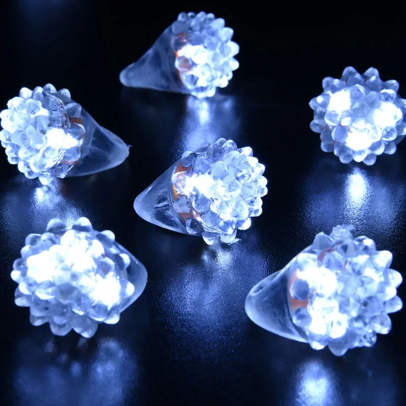 Juego de recuerdos LED para bodas – Gafas luminosas, pulseras que brillan en la oscuridad y anillos parpadeantes para bodas