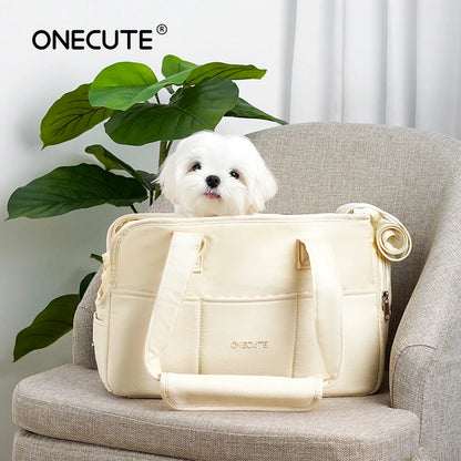 Bolso de hombro portátil para perros, bolsa de viaje para mascotas para Chihuahua, Yorkshire y perros pequeños