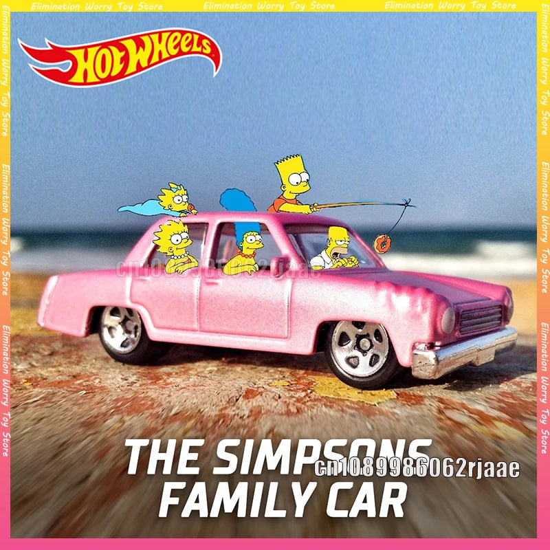 Hot Wheels 1:64 Mainline Series 2026 E Case Diecast Car – Collectible Toy Vehicle Models Featuring Simpsons, Pagani, Audi, Mazda & Dodge
