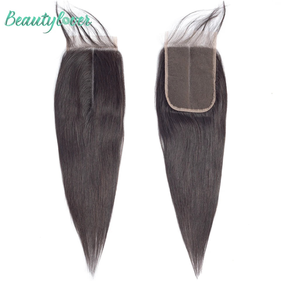 24/26 pulgadas de cabello humano brasileño liso para frontal de encaje – Cierre frontal de encaje transparente HD de 13x6 pre-arrancado | Extensión de cabello natural Remy