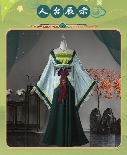 Maomao Cosplay Costume – Green Dress (The Apothecary Diaries Anime Outfit, Halloween/Party Set)