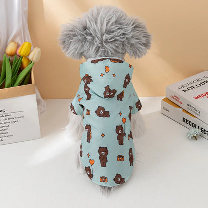 Waterproof Dog Raincoat Summer Short Sleeve Puppy Rain Jacket Outdoor Coat for Bichon, Schnauzer & Small Dogs