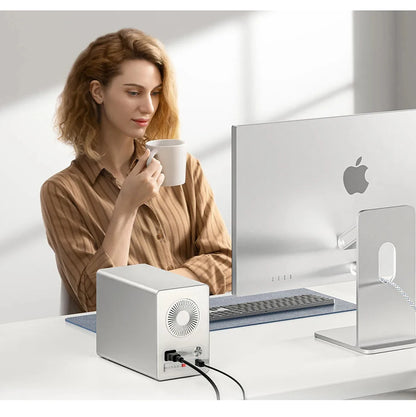 ORICO 4/5 Bay HDD Docking Station – USB 3.2 Type-C 10Gbps SATA Hard Drive Enclosure for 2.5" & 3.5" SSD HDD