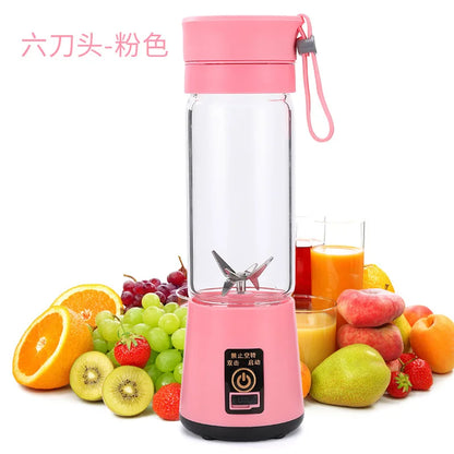 Mini Portable USB Juicer Blender – Electric Fruit Mixer & Multifunction Juice Maker for Smoothies, Milkshakes and Food