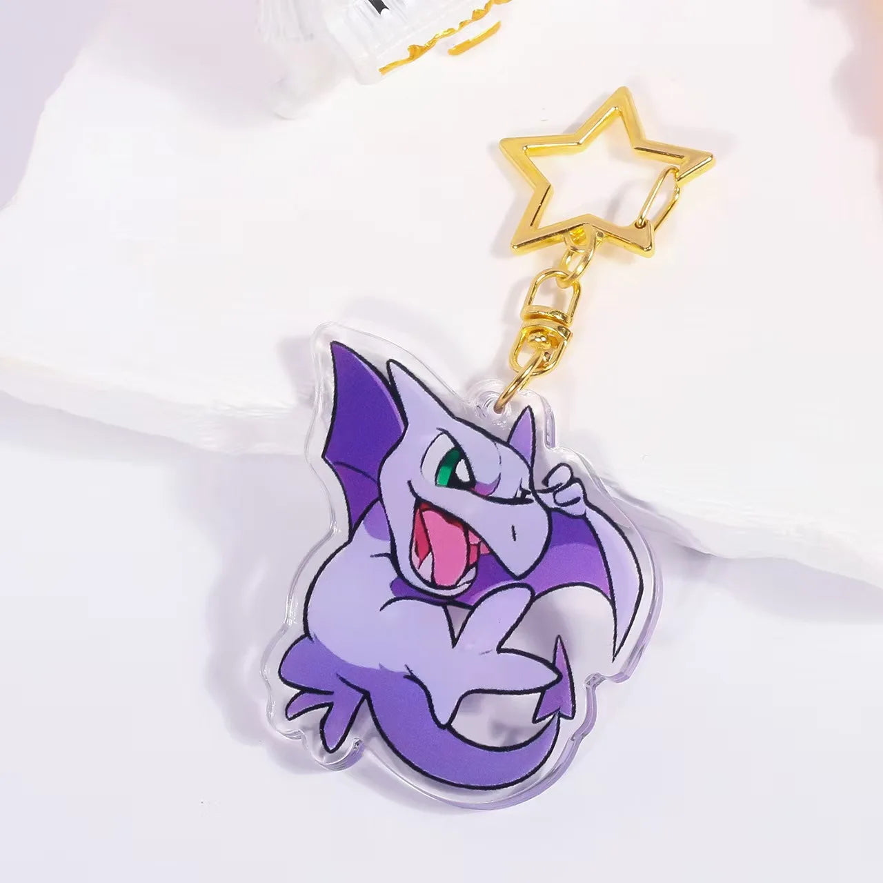 Pokémon Acrylic Keychain – Gengar, Ditto, Mewtwo, Jigglypuff & Character Bag Charm Pendant Collectible Gift