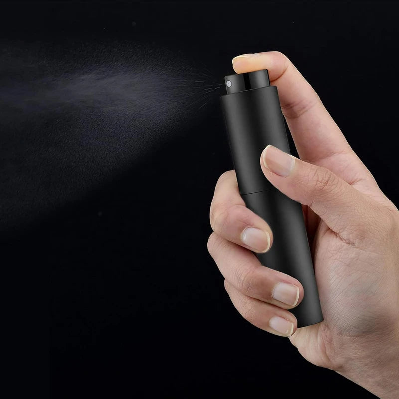 Vaporisateur de parfum de voyage 10 ml – Mini atomiseur de cologne rechargeable, flacon vaporisateur vide portable pour le voyage, les cosmétiques et l'utilisation quotidienne