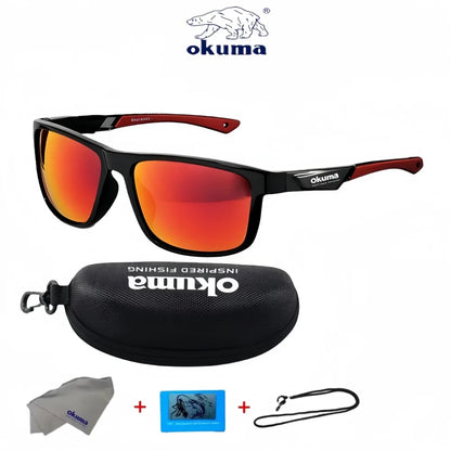 Okum Polarized Sunglasses – UV400 Anti-Glare Sports Eyewear for Cycling, Driving, Fishing & Outdoor Activities