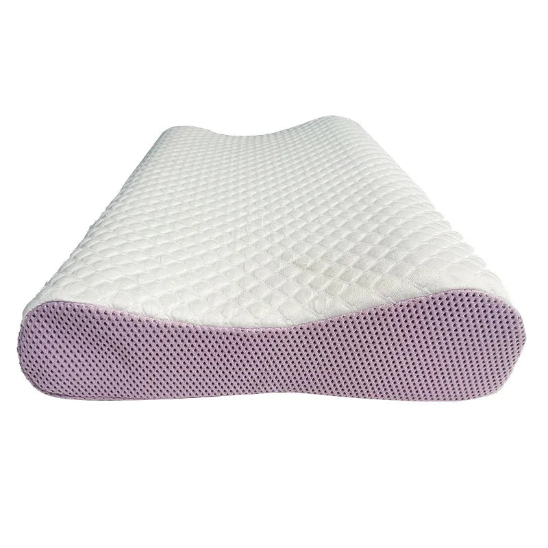 Pectin Memory Foam Pillow – Breathable Air Layer TPE Cervical Neck Pillow, Zero Pressure Ergonomic Latex Support Pillow, Washable Cooling Pillow for Adults Sleeping & Neck Comfort