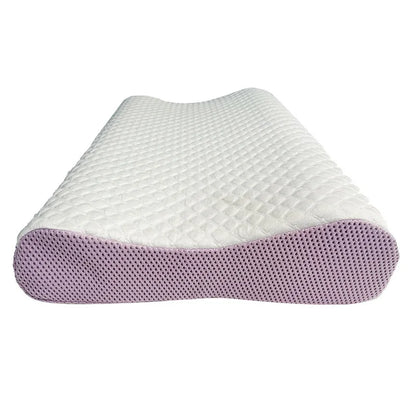 Pectin Memory Foam Pillow – Breathable Air Layer TPE Cervical Neck Pillow, Zero Pressure Ergonomic Latex Support Pillow, Washable Cooling Pillow for Adults Sleeping & Neck Comfort