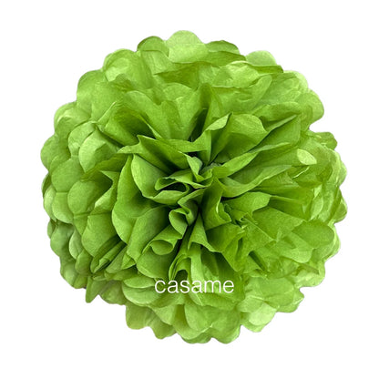 5PCS Tissue Paper Pom Poms – 4–12 Inch Paper Flower Balls for Weddings, Birthdays & Party Decorations