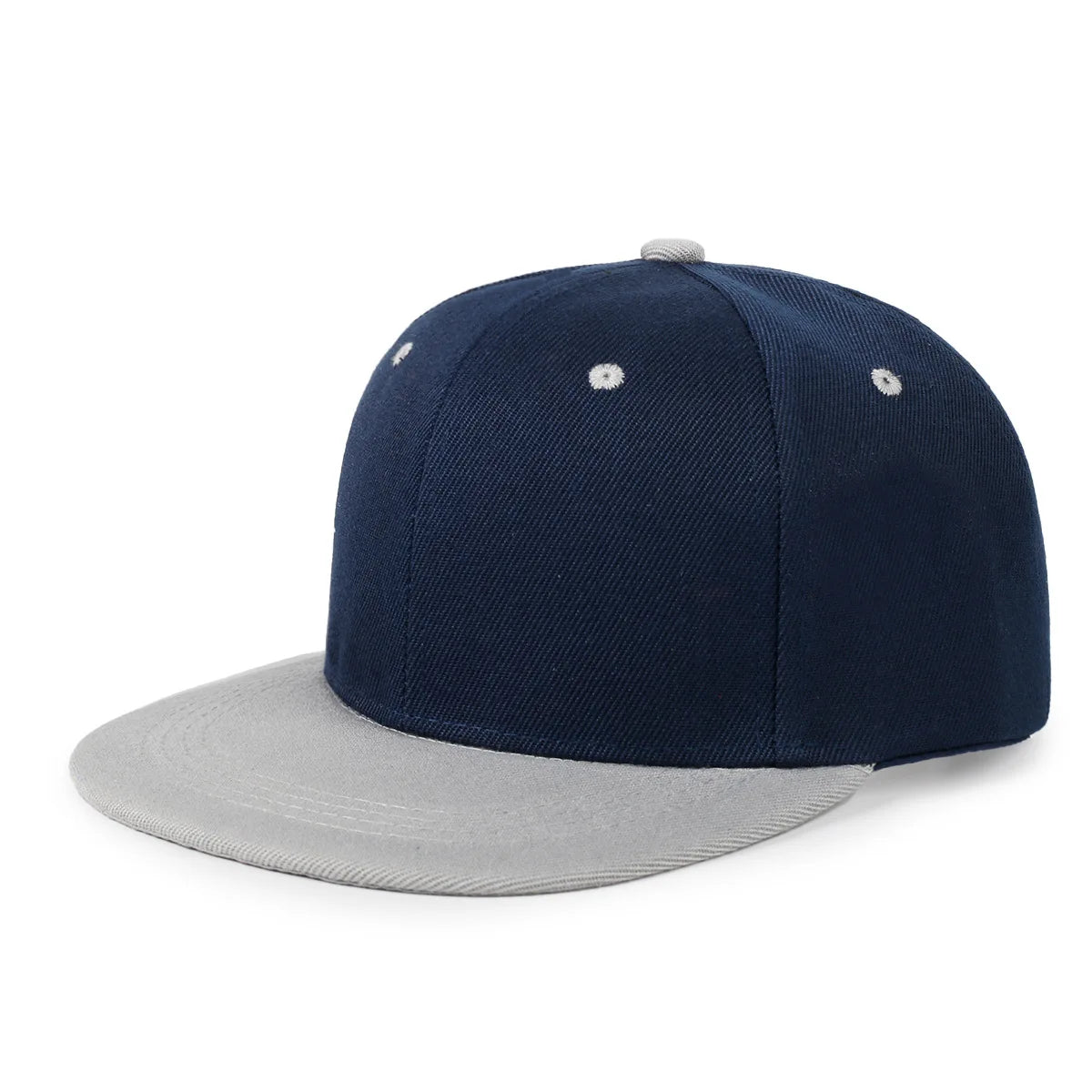 Classic Plain Snapback Baseball Cap – Adjustable Unisex Flat Brim Hat for Casual, Streetwear & Outdoor Wear