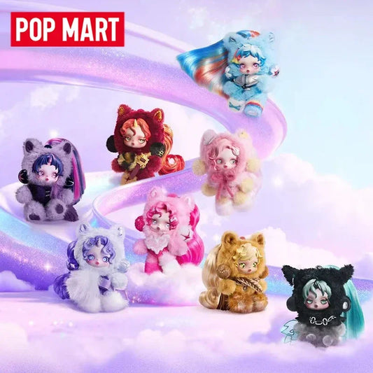 POP MART SKULLPANDA x My Little Pony Serie Colgante de Peluche – Caja Misteriosa Caja Ciega Genuina Adorno de Bolsa Figura de Juguete