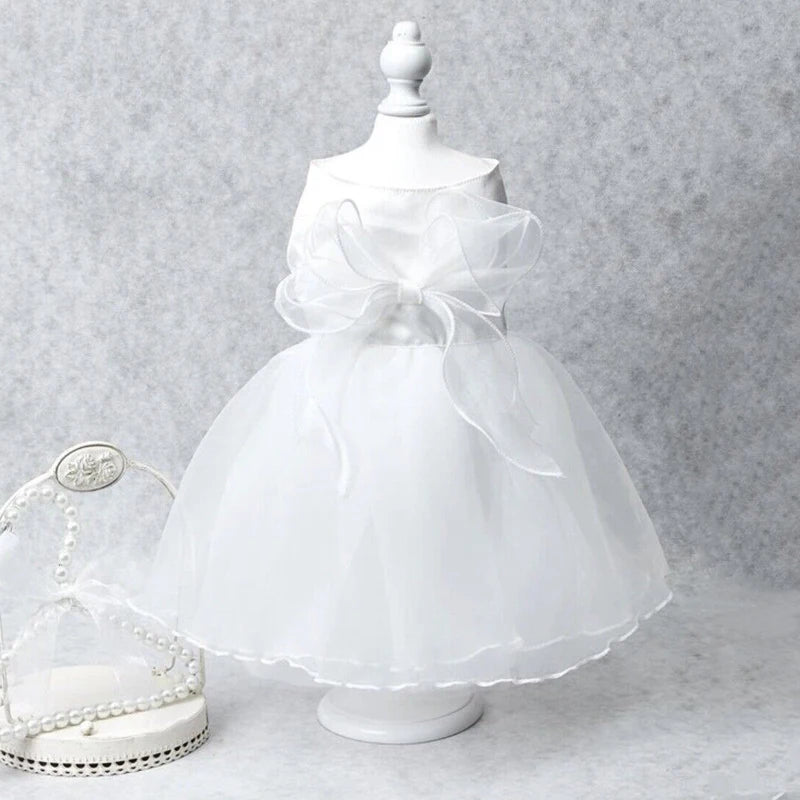 White Dog Wedding Dress – Elegant Bridesmaid & Princess Costume for Small Dogs, Puppy Party Outfit for Pomeranian & Chihuahua