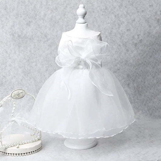 White Dog Wedding Dress – Elegant Bridesmaid & Princess Costume for Small Dogs, Puppy Party Outfit for Pomeranian & Chihuahua