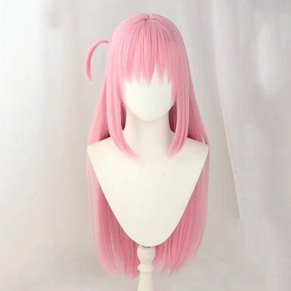 Bocchi the Rock! Cosplay Costume – Hitori Gotou / Ryou Yamada / Nijika Ijichi Pink School Uniform Set (Women’s Halloween Outfit)