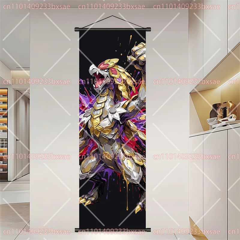 Póster HD de desplazamiento de pared de anime de Pokémon – Dragonite, Gengar, Pikachu, Charizard y legendarios