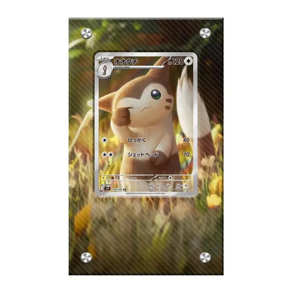 Expositor de metacrilato para cartas Pokémon – Psyduck, Bulbasaur, Mewtwo, Charmander y soporte protector para cartas de personajes