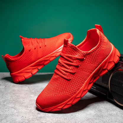 Men's Breathable Running Sneakers Lightweight Casual Walking Sports Shoes