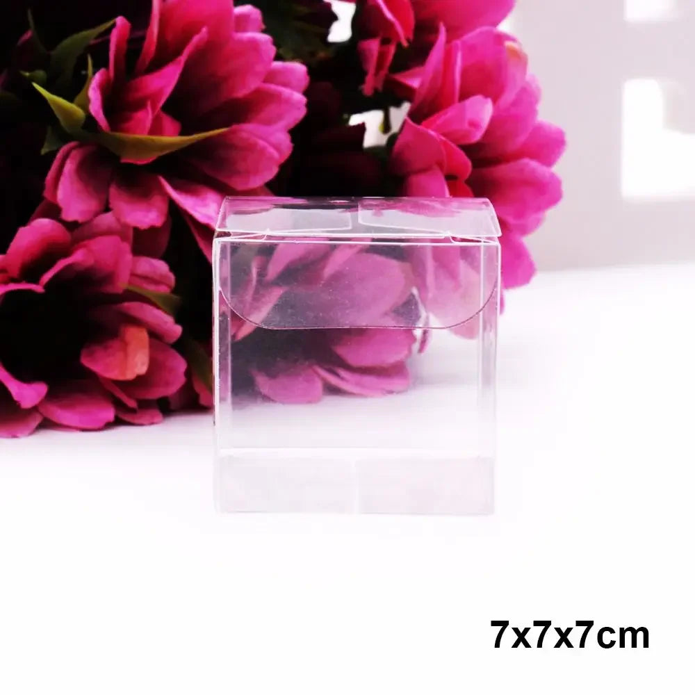 Boîtes-cadeaux transparentes pour bonbons et chocolats pour dragées de mariage, biscuits, friandises et emballages d'événements