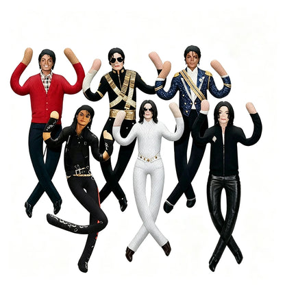 Michael Jackson Cosplay Plush Figure – Jointed Stuffed Doll Collectible Room Decoration Gift