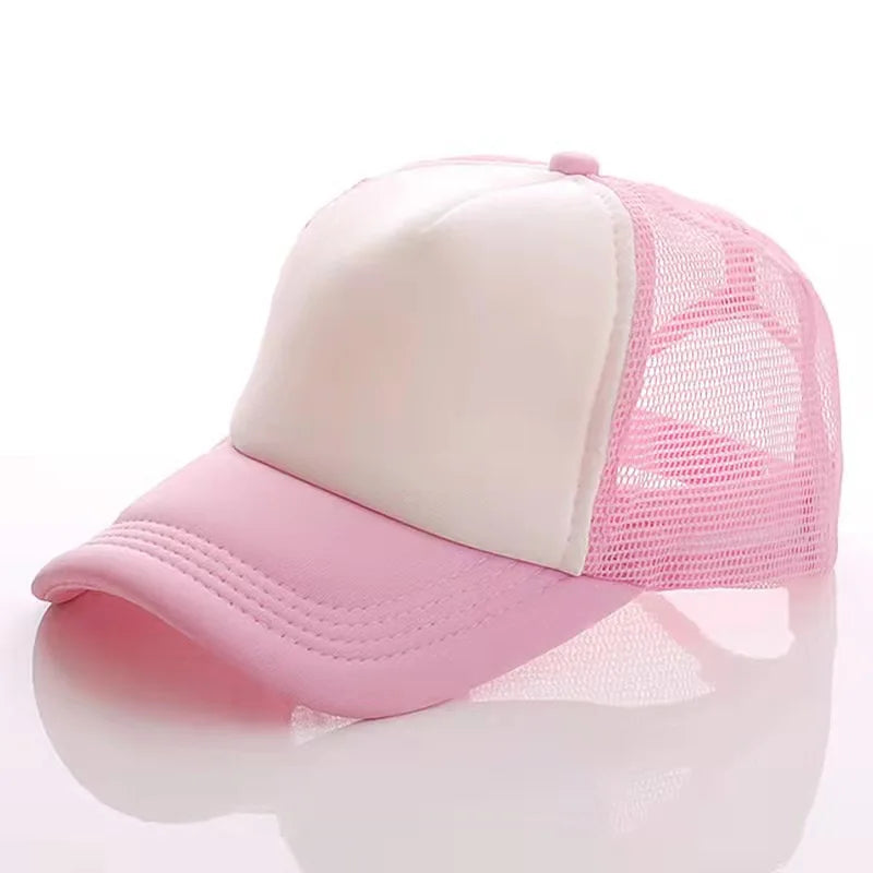 Gorra Trucker de Malla de 5 Paneles con Logotipo Personalizado – Gorra de Béisbol Ajustable para Hombres y Mujeres, Equipos Deportivos y Uso al Aire Libre en Verano
