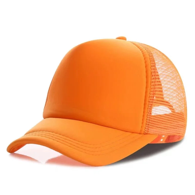 Gorra Trucker de Malla de 5 Paneles con Logotipo Personalizado – Gorra de Béisbol Ajustable para Hombres y Mujeres, Equipos Deportivos y Uso al Aire Libre en Verano
