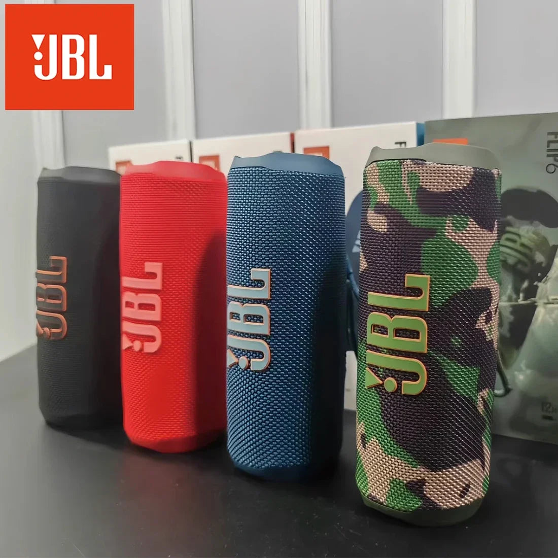JBL Flip 6 Portable Bluetooth Speaker – Waterproof Wireless Speaker with Powerful Sound & Independent Tweeter
