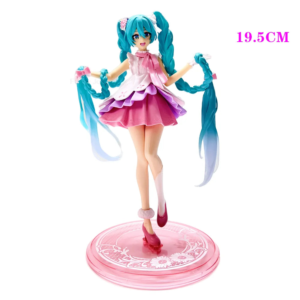 Hatsune Miku Anime Figure – Wedding Dress & Swimsuit Vocaloid PVC Action Figure Collectible Model Toy for Girls Gift