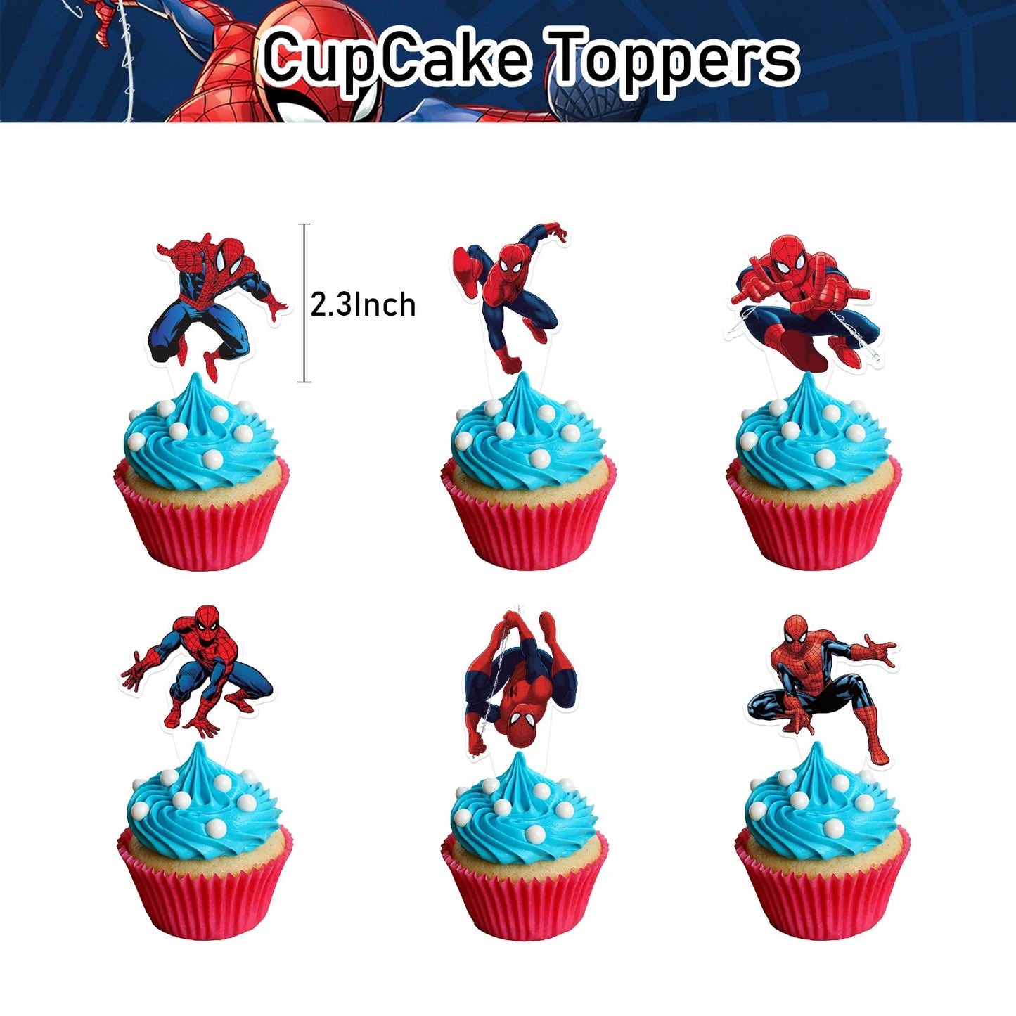 Red Superhero Spider Theme Party Supplies – Disposable Cups & Plates, Paper Tablecloth & Festive Decorations for Kids' Birthdays & Baby Showers