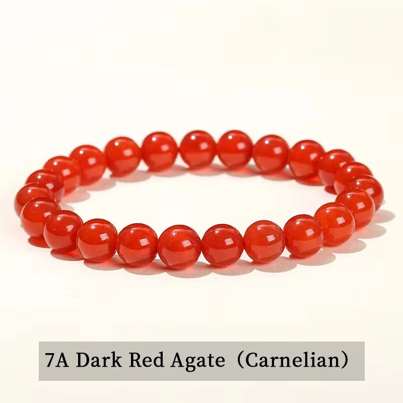Pulsera de Cuentas de Piedra Natural – Pulsera de Gemas de Amatista, Ojo de Tigre, Cuarzo Cristal y Ágata para Mujeres y Hombres, Regalo de Joyería de Energía Reiki