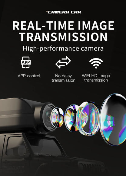 1:64 Mini RC Car with Camera – 2.4G Remote Control Racing Stunt Car with WiFi App Control for Kids
