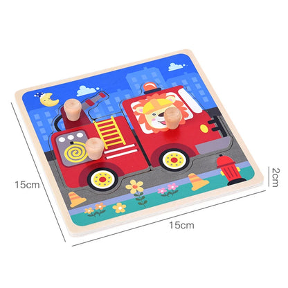 Jouet de puzzle en bois Montessori pour bébé – Jeu d'apprentissage éducatif pour les tout-petits de 1 à 3 ans, activité de développement cérébral d'association de formes pour enfants, cadeau d'anniversaire et jouet d'apprentissage précoce