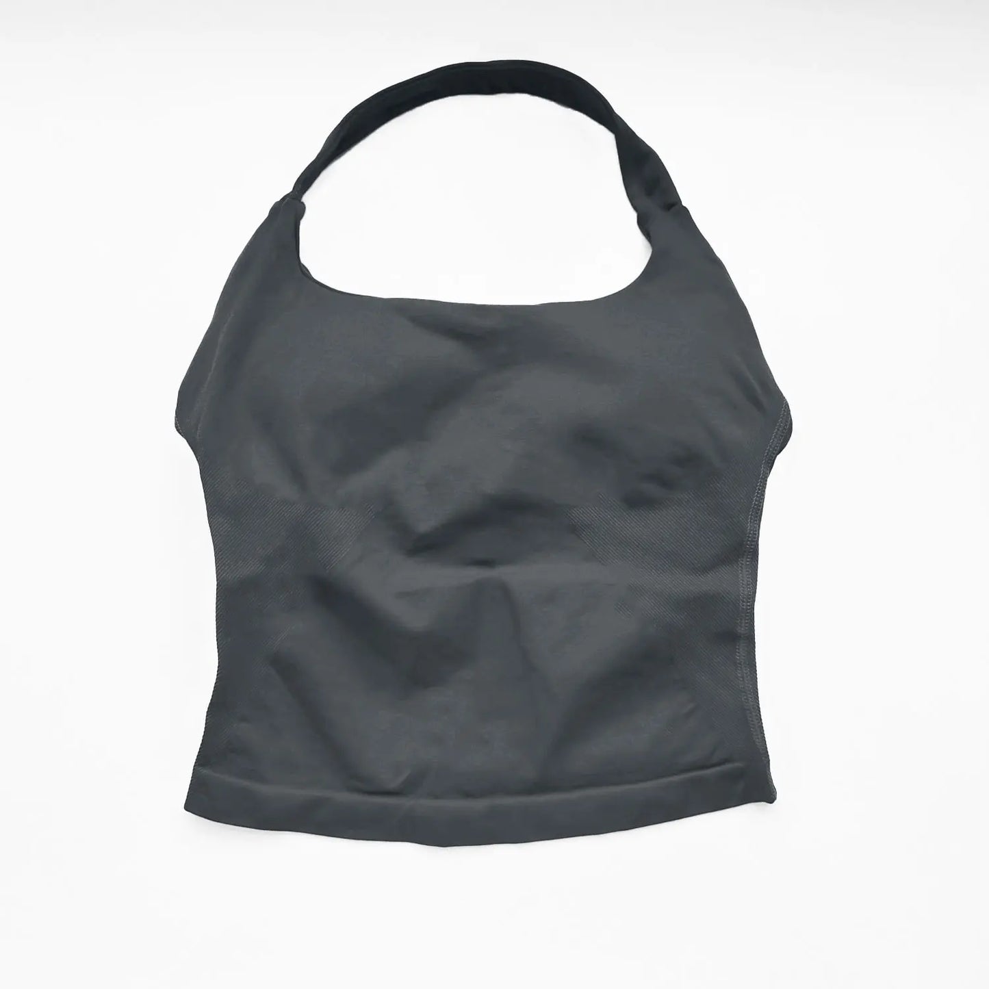 Top Deportivo Largo con Tiras para Mujer NCLAGEN – Top Halter Acolchado para Gimnasio, Yoga, Pilates, Correr y Entrenamientos de Fitness