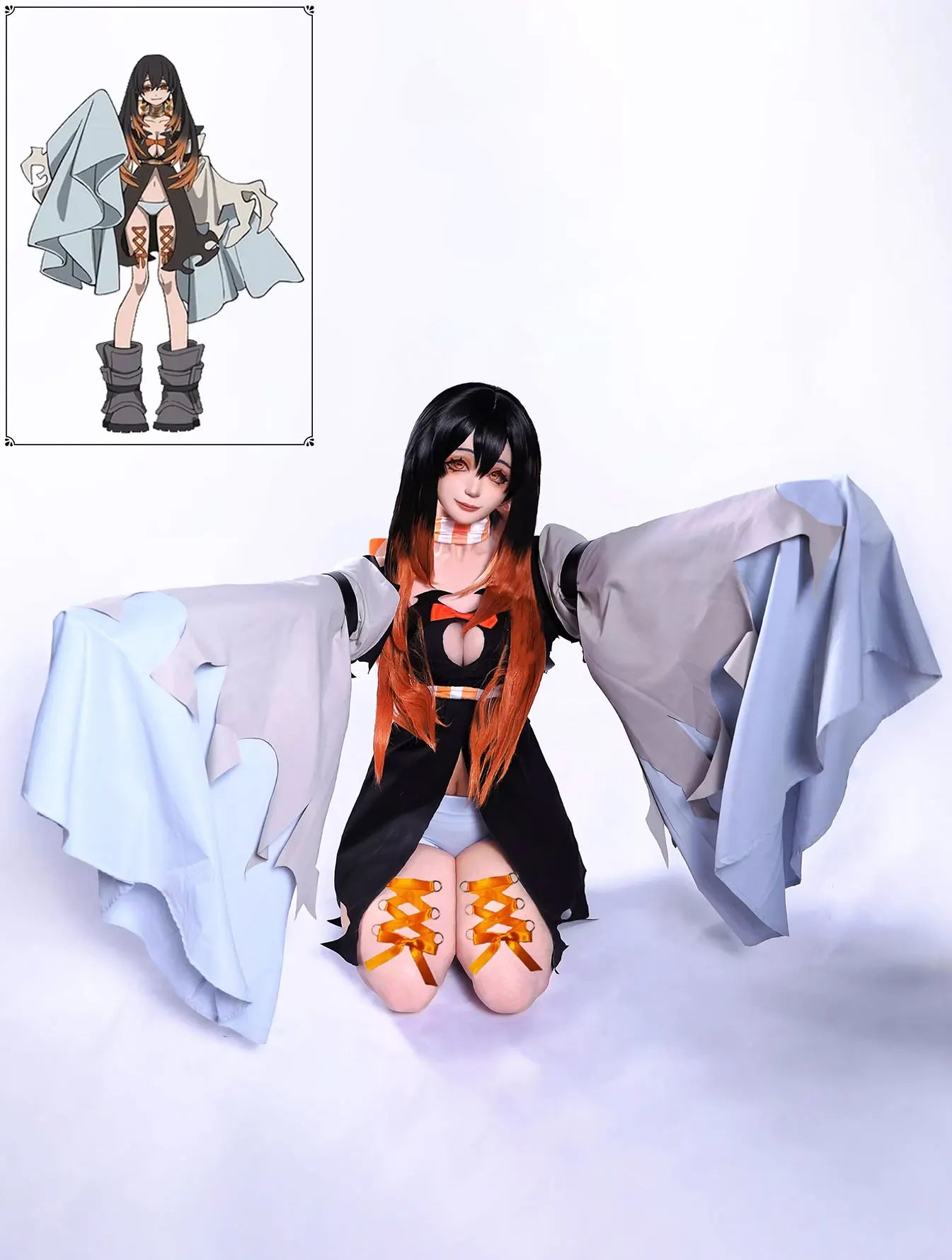 Comic & Anime Ghost Amor Amor Cosplay Costume | Game & Anime Exhibition Outfit | Comic Con Cosplay Suit