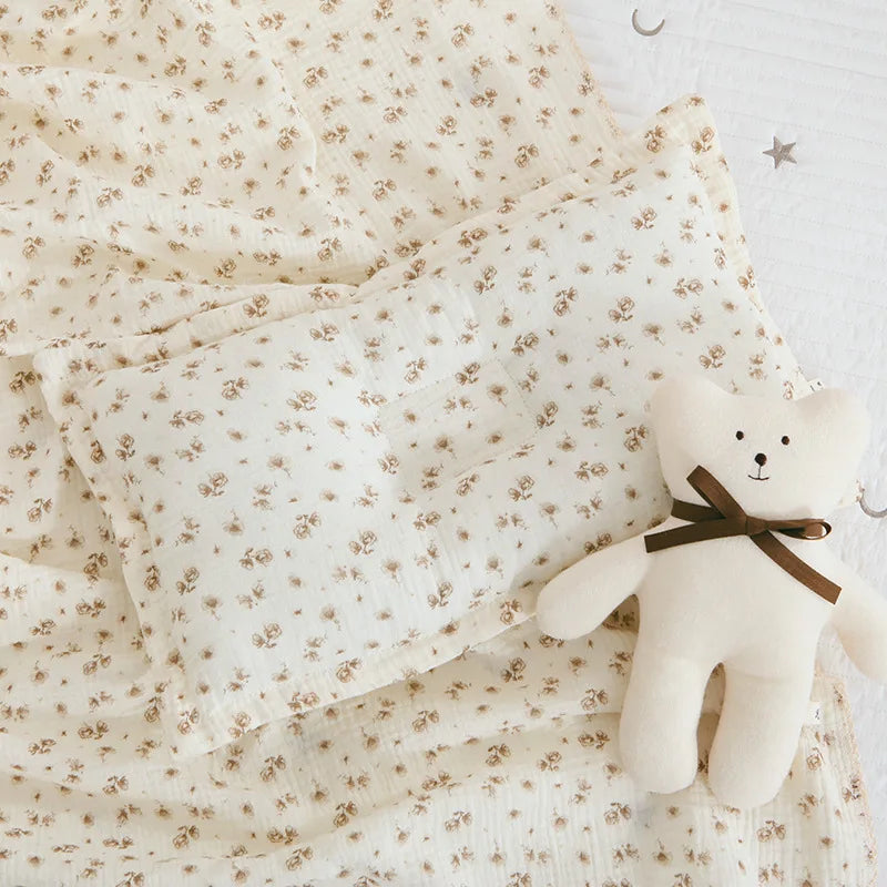 Summer Baby Muslin Blanket – Soft Newborn Swaddle Wrap Receiving Blanket for Infant Crib & Sleeping