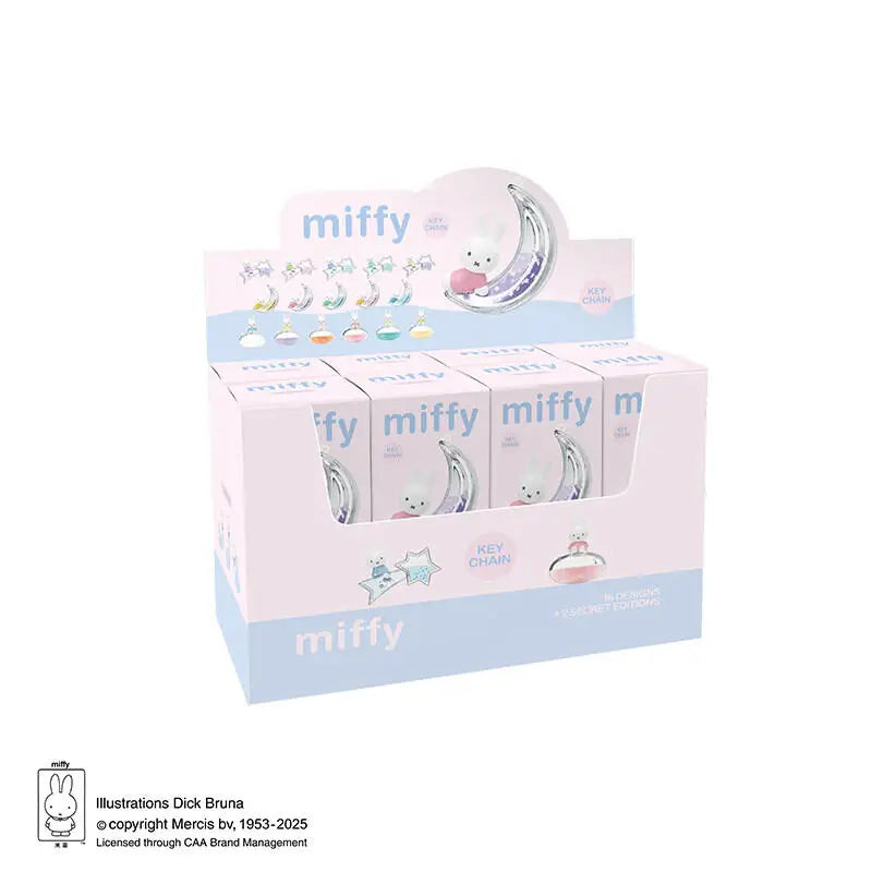 Porte-clés mystère Miffy – Joli pendentif en acrylique motif dessin animé pour sacs, sacs à dos, accessoires et décorations à collectionner