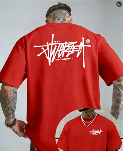 Men's 100% Cotton T-Shirt – Premium Short Sleeve Casual Tee for Outdoor, Sports & Summer Streetwear