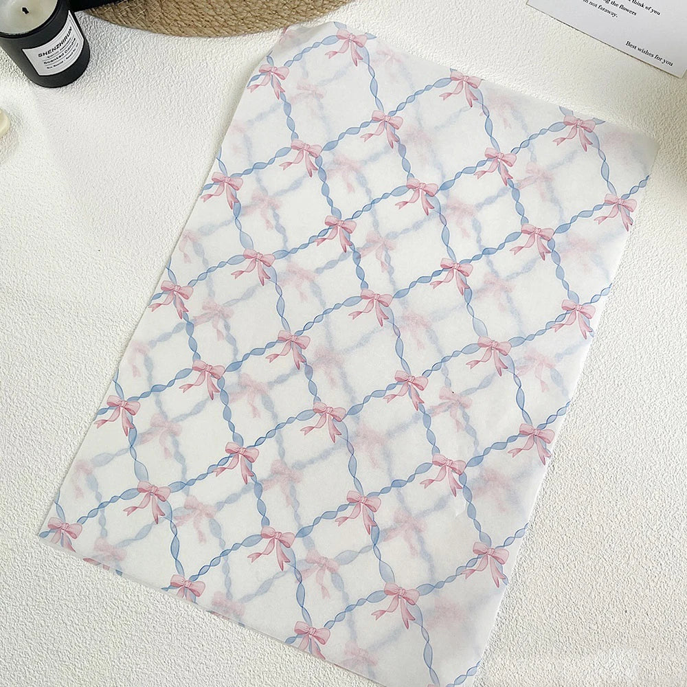 Christmas Santa Claus Bouquet Wrapping Paper – Colorful Festive Tissue Paper for Holiday Gift Wrapping, Flowers, Parties & DIY Crafts