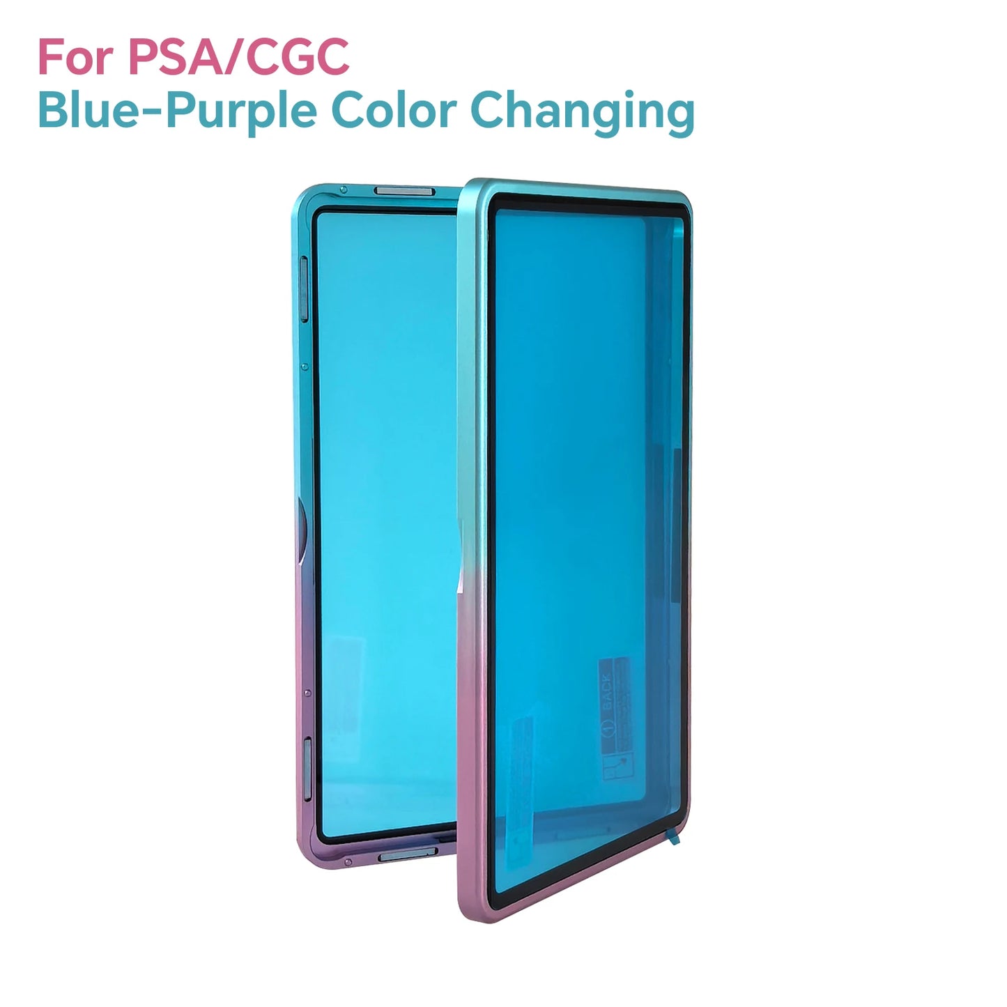 Aluminum Alloy Graded Card Case – PSA/CGC Slab Protector with UV & Scratch Resistant Magnetic Display Box