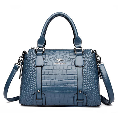 Luxury Soft Leather Women's Shoulder Crossbody Bag Large Capacity Designer Style Handbag