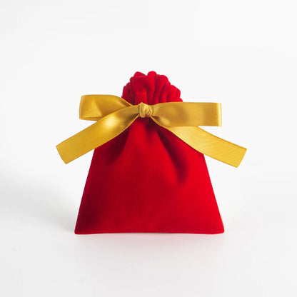 10 Bolsas de Terciopelo con Cordón – Bolsitas de Regalo con Cinta 10x12cm para Empaque de Joyas, Recuerdos de Boda, Almacenamiento de Viaje y Dulces